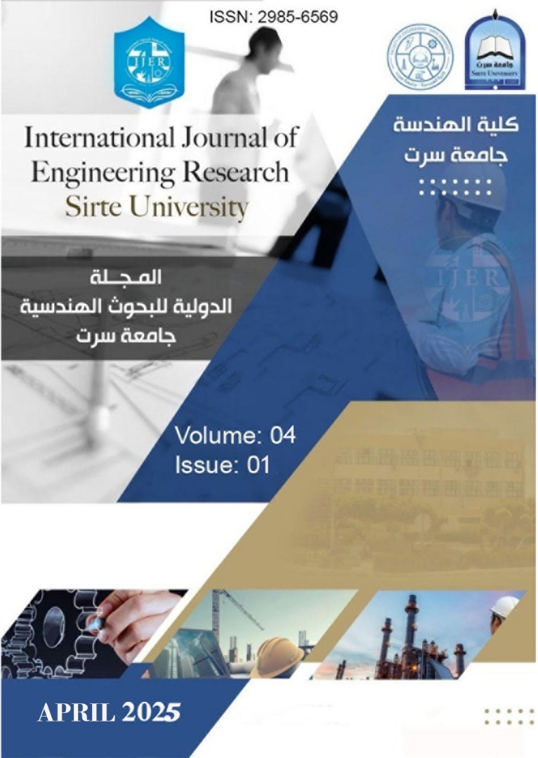 					View Vol. 4 No. 1 (2025): International Journal of Engineering Research, Sirte University.
				